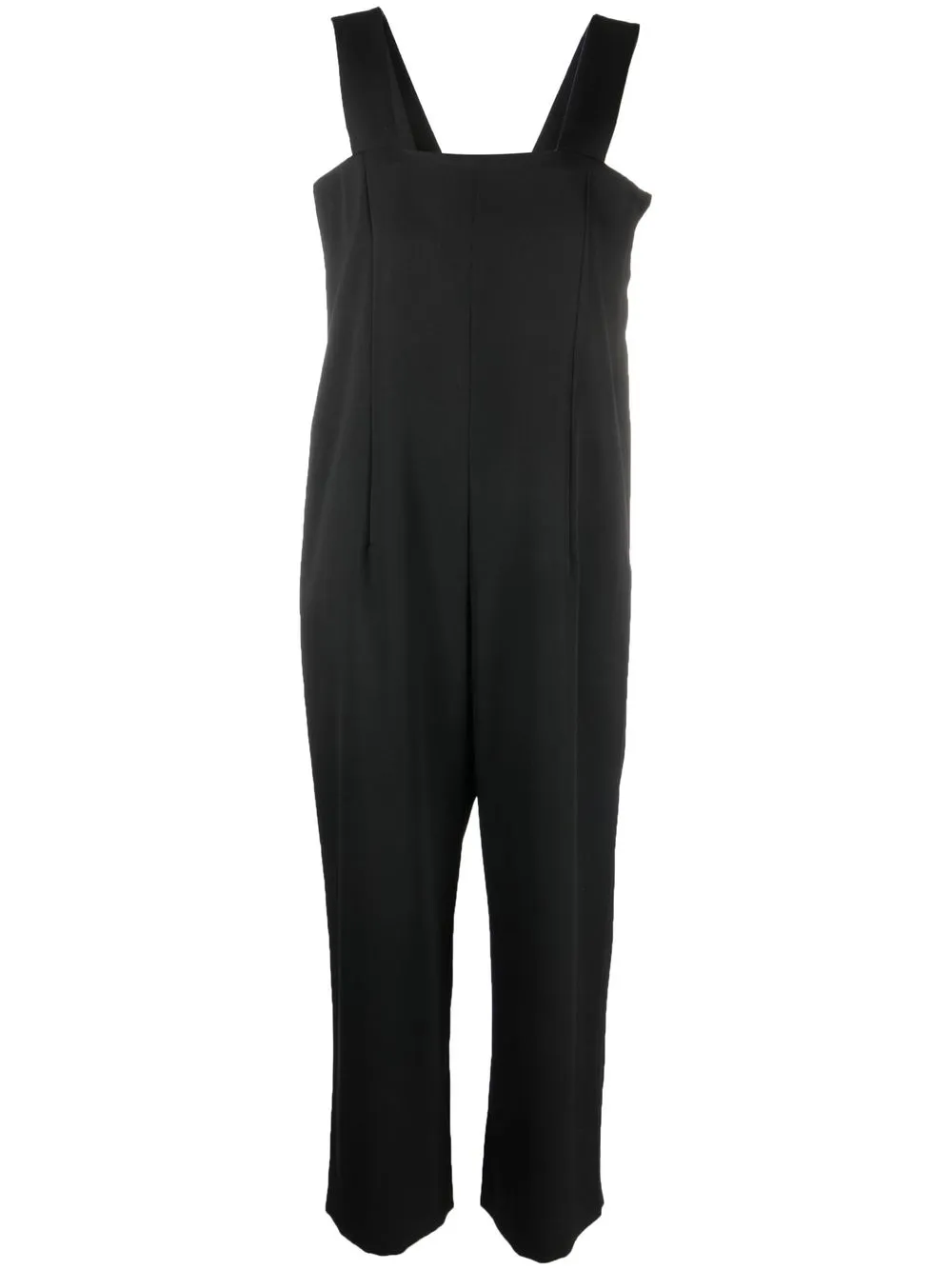 

Comme Des Garçons jumpsuit anchos con cuello cuadrado - Negro