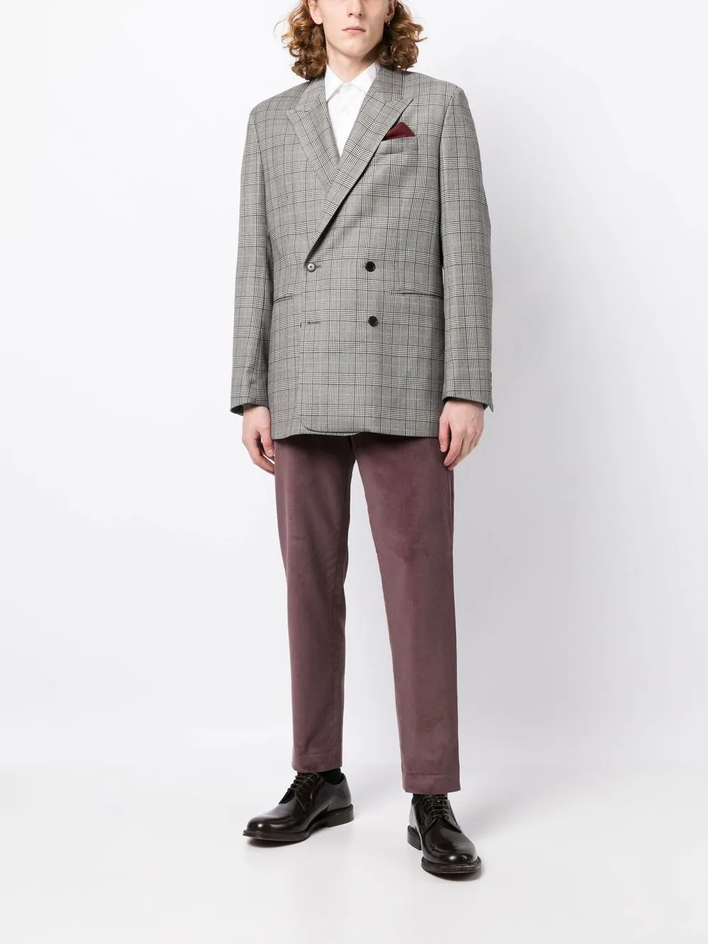 Image 2 of Paul Smith tapered-leg cotton trousers