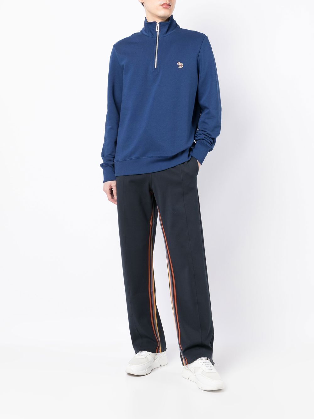 Paul Smith Trainingsbroek met wijde pijpen - Blauw