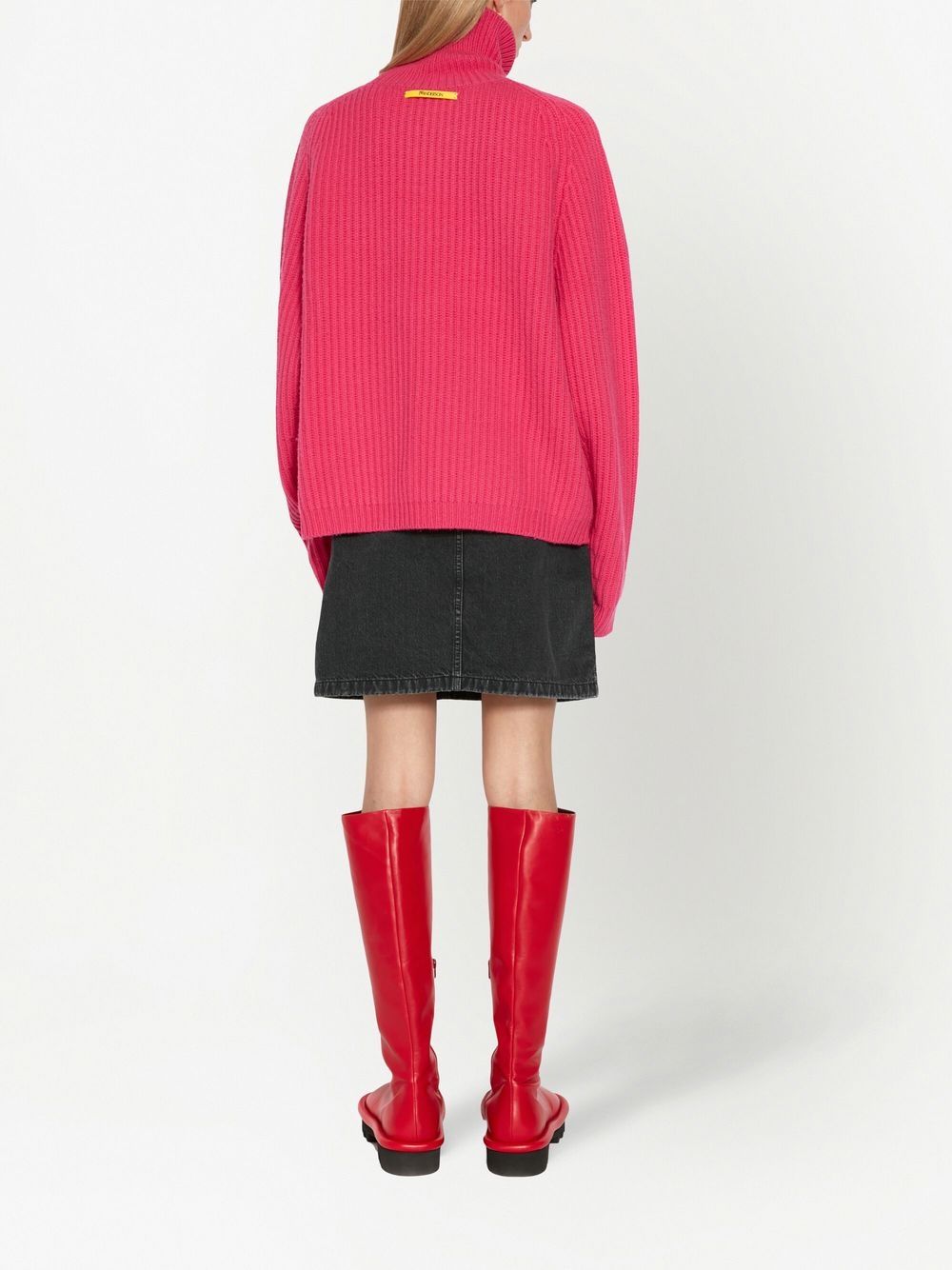 JW Anderson ribbed-knit high-neck jumper Women