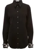 JW Anderson chain-link cuff shirt - Black