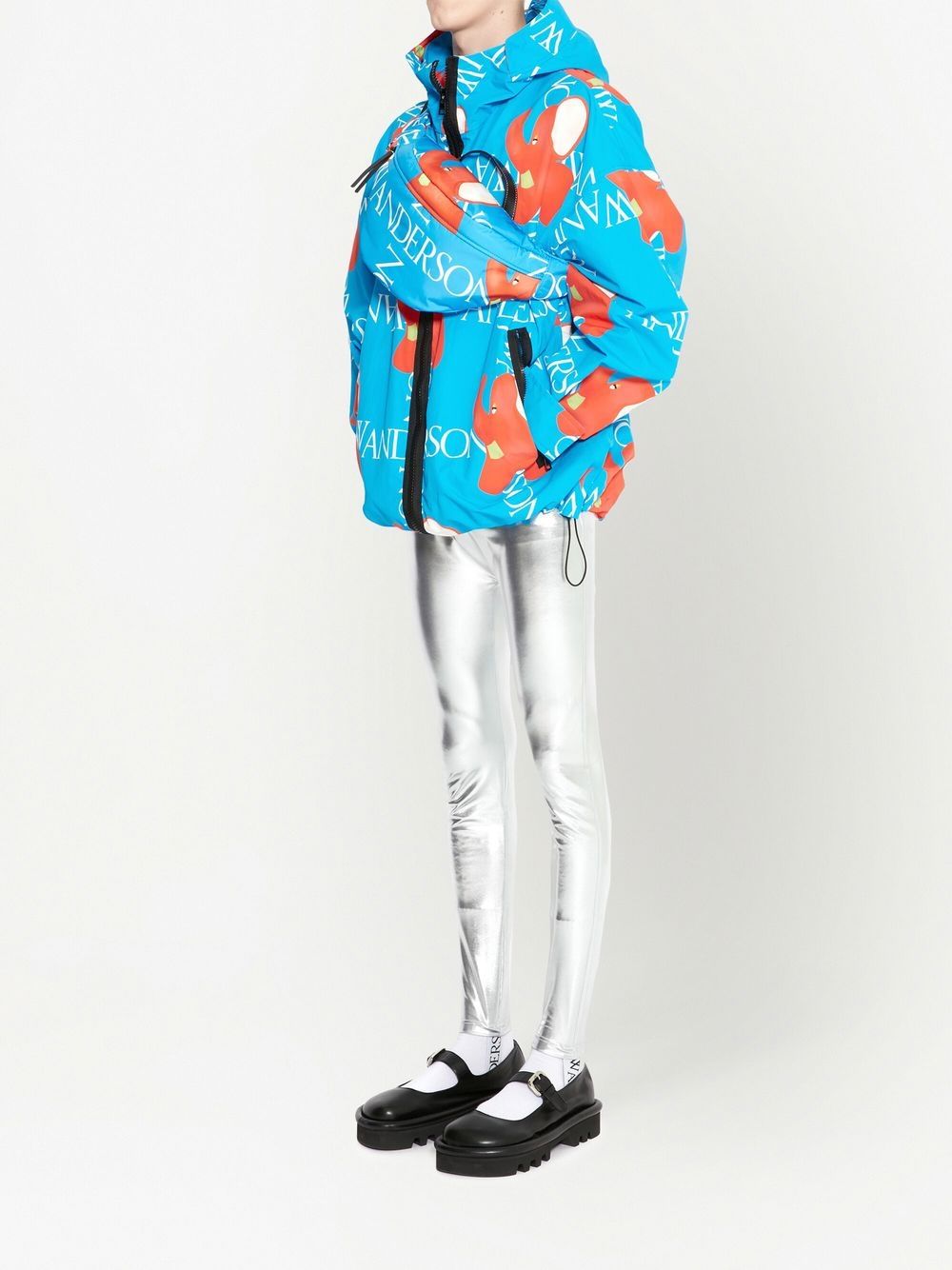 Best shopping discounts JW Anderson logo-print hooded jacket Men