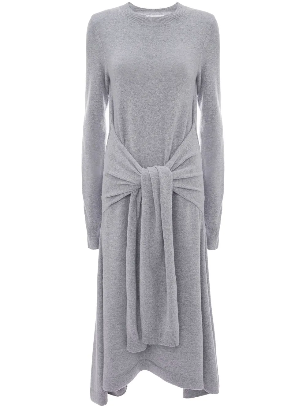 

JW Anderson vestido acampanado con cintura lazada - Gris