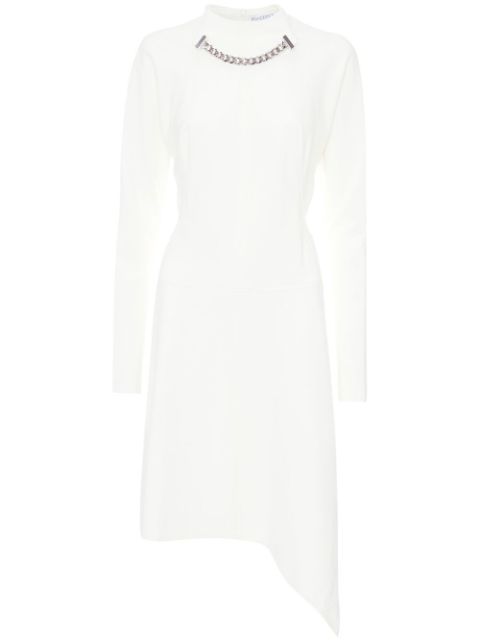 JW Anderson chain-neck asymmetric-hem dress Women