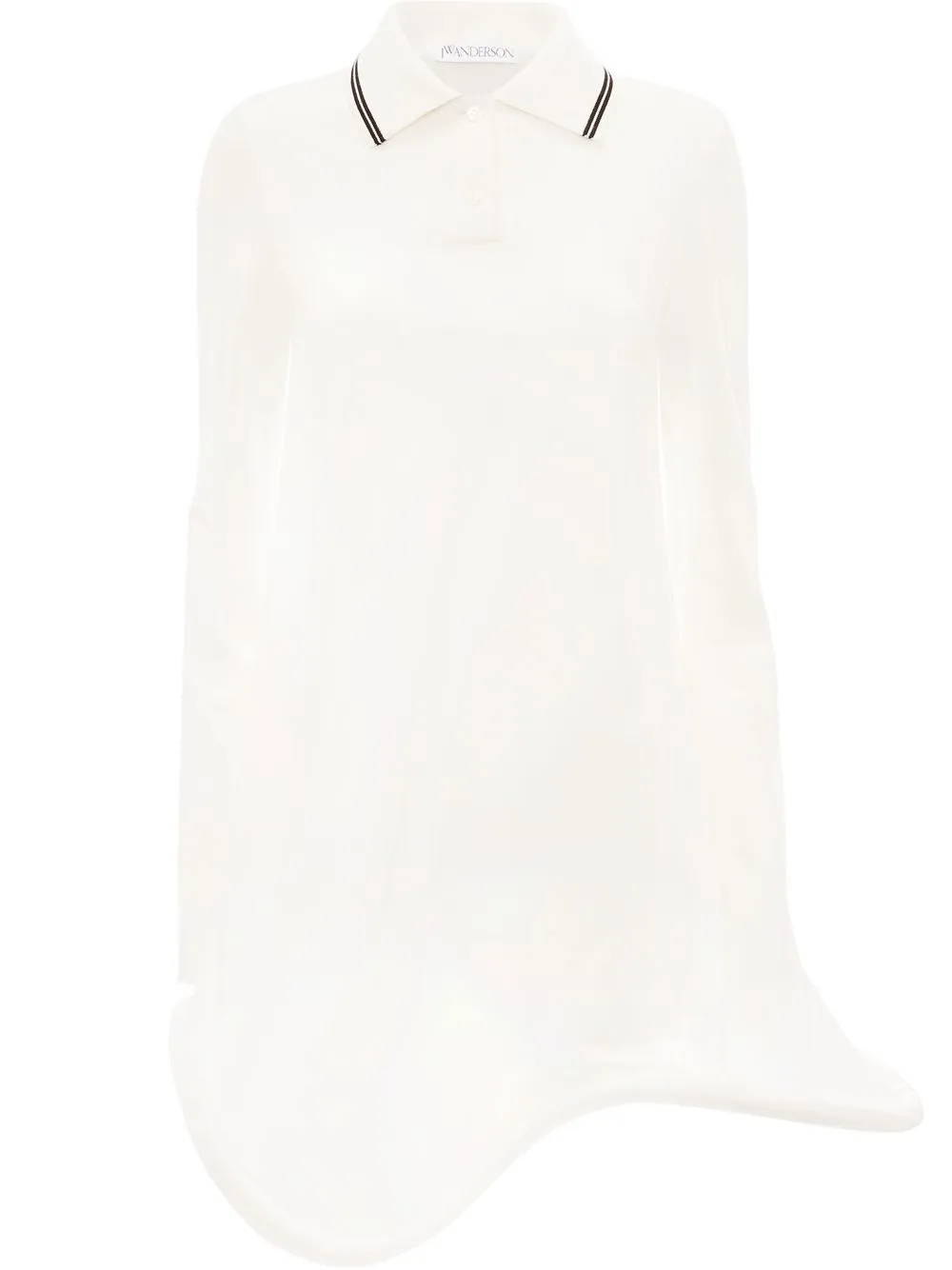 

JW Anderson vestido corto Bumper-Tube - Blanco