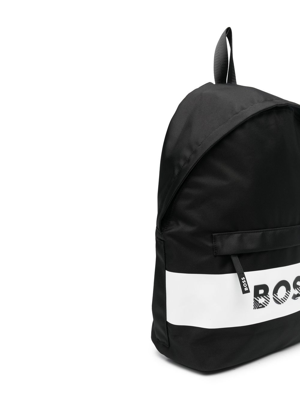 BOSS Kidswear Rugzak met logoprint - Zwart