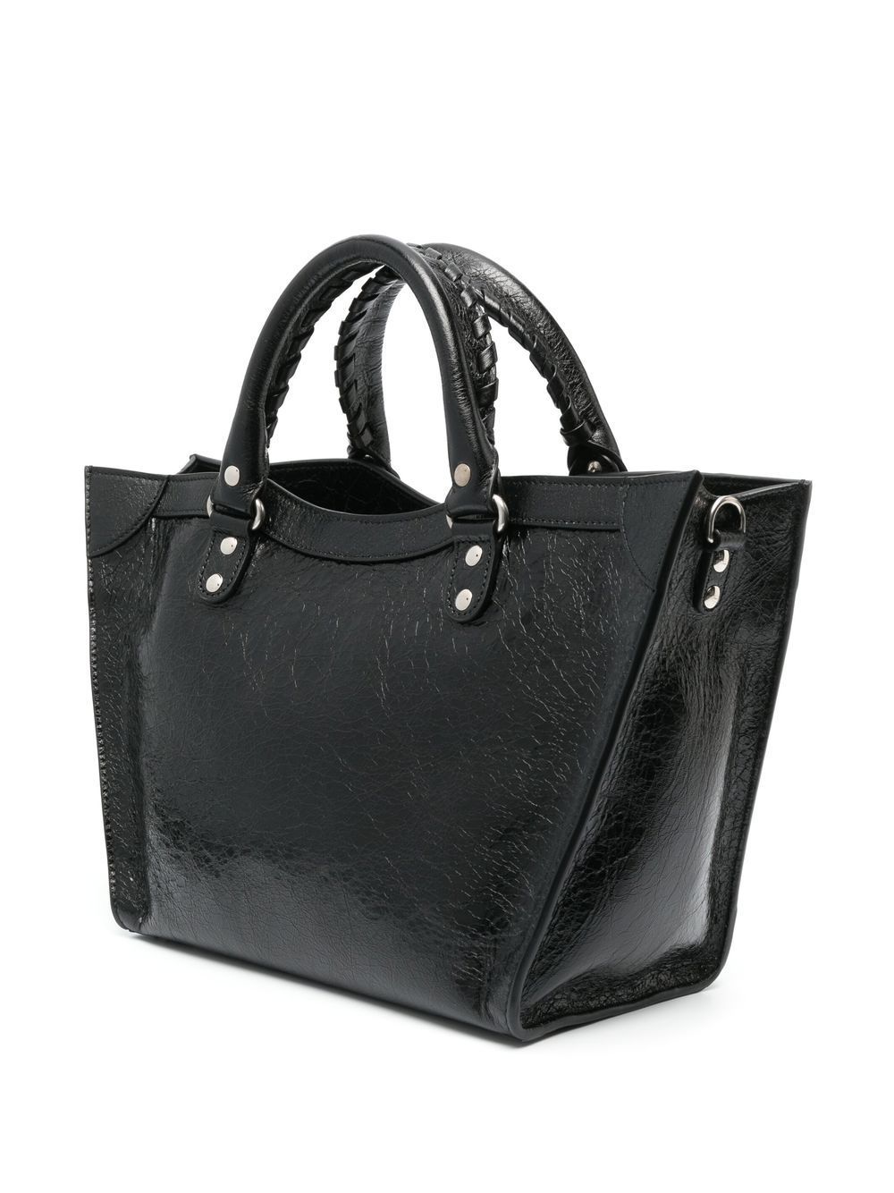 Balenciaga Neo Upside Down East-West Tote Bag | Black | FARFETCH