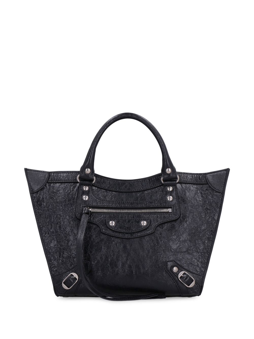 Balenciaga Borsa tote Neo Upside Down East-West - Nero