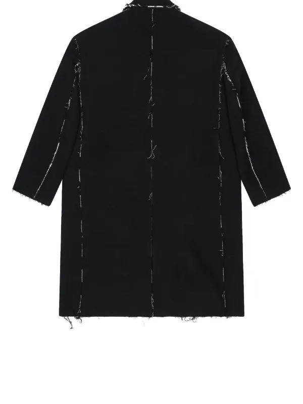 Balenciaga raw-edge Oversized Coat - Farfetch