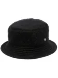 OUR LEGACY logo-plaque bucket hat - Black