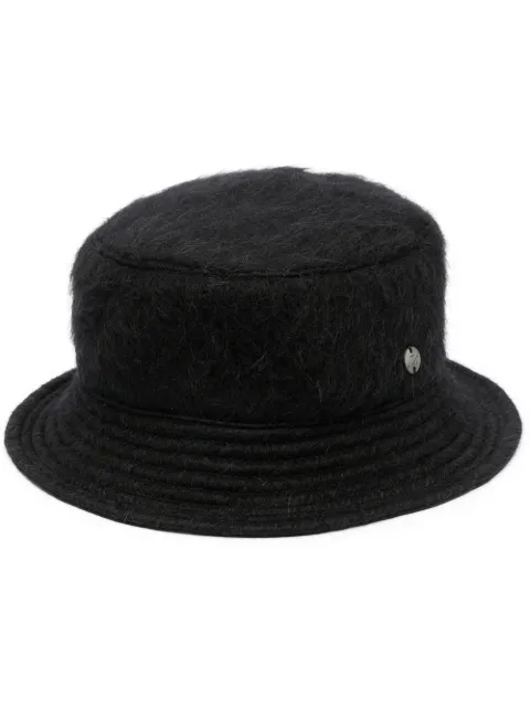 OUR LEGACY logo-plaque bucket hat