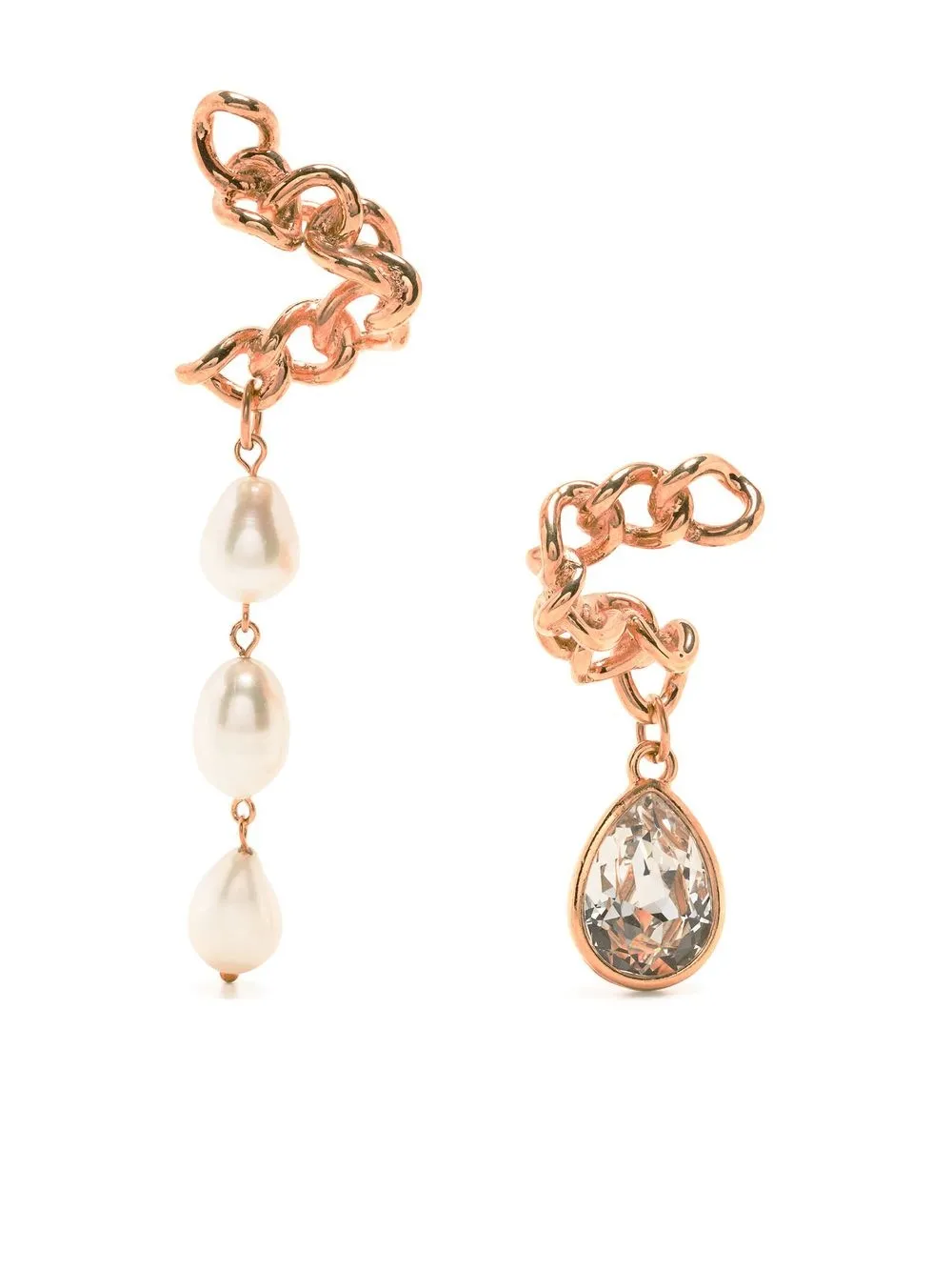 

Sterling King single drop earring - Gold