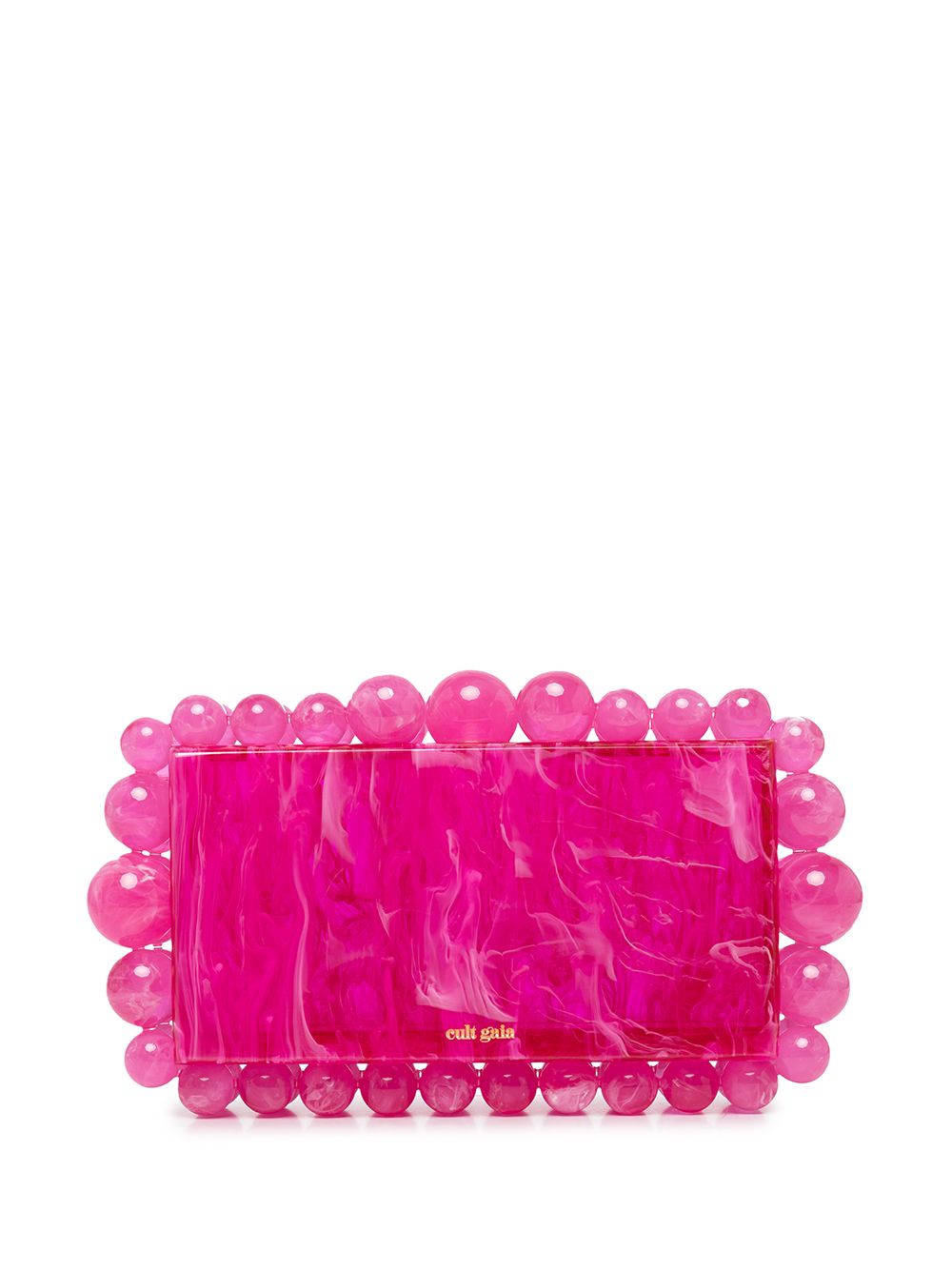 

Cult Gaia Eos beaded clutch bag - Pink