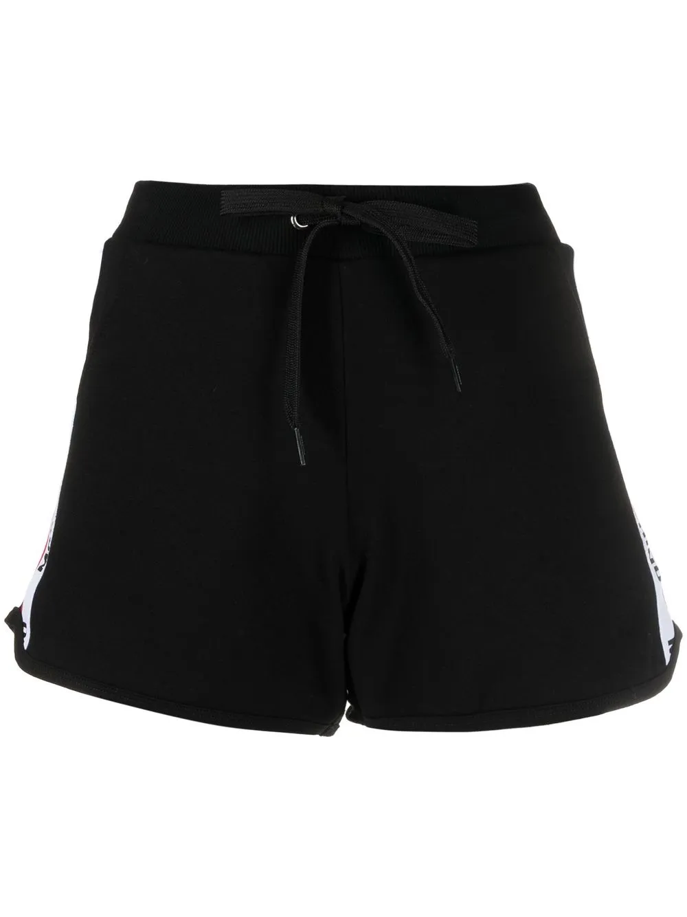 

Moschino logo tape track shorts - Black