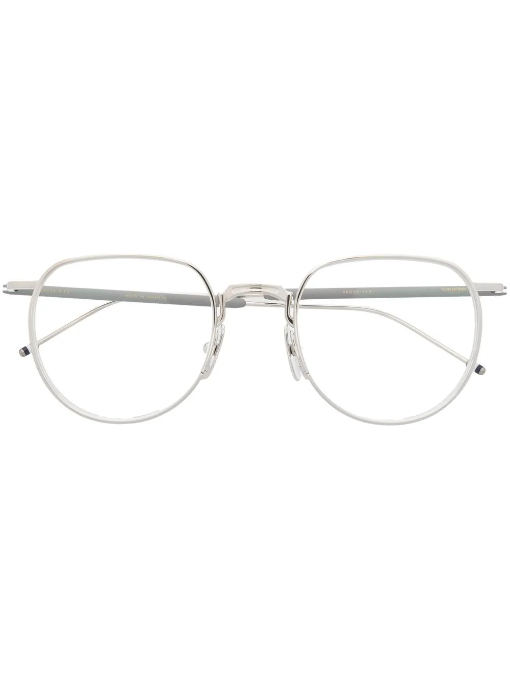 

Thom Browne Eyewear TB-126 round-frame sunglasses - Silver