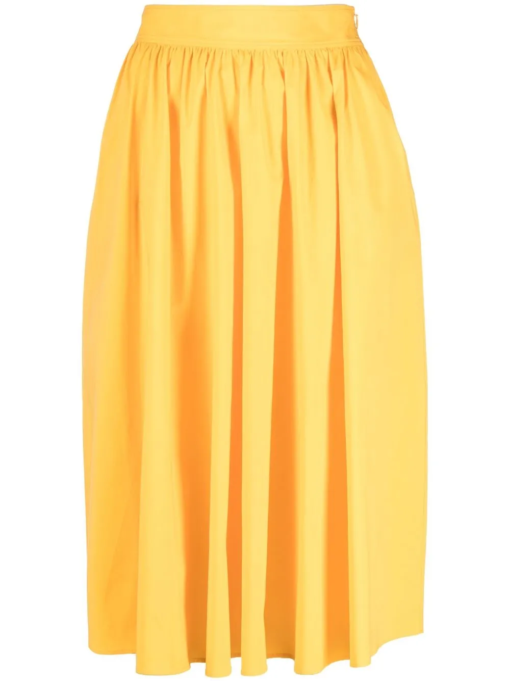 

Boutique Moschino falda acampanada fruncida - Amarillo