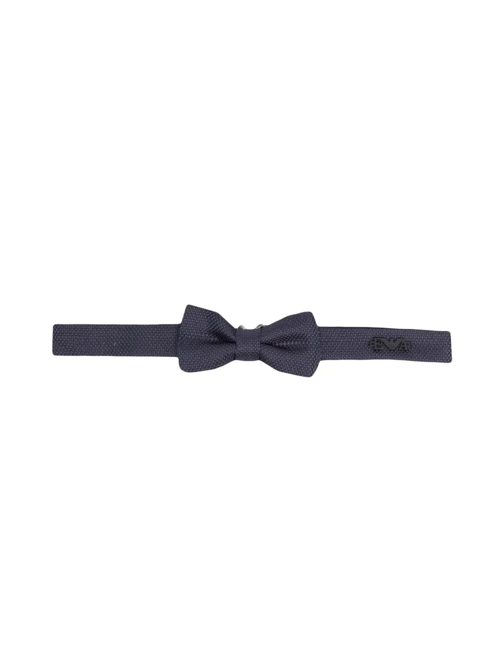 

Emporio Armani Kids logo-plaque detail bow tie - Blue