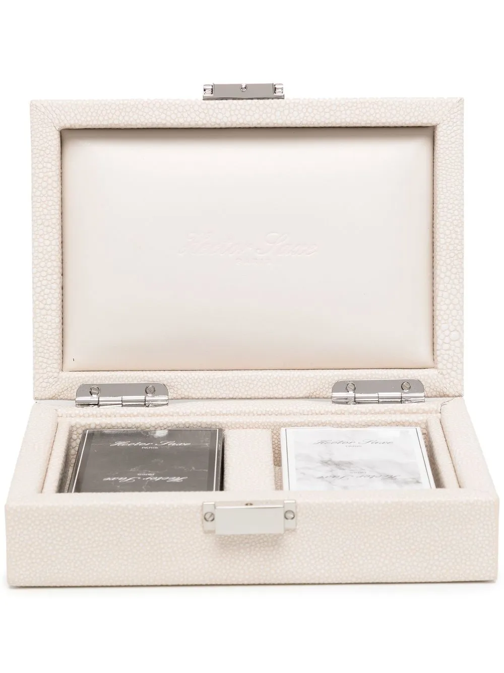 

Hector Saxe leather-bound card set - Neutrals