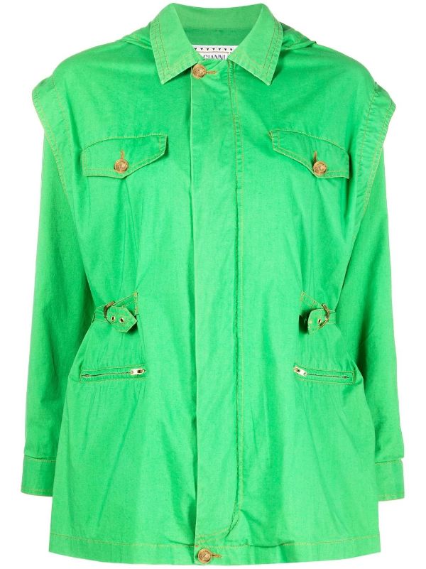 versace green jacket