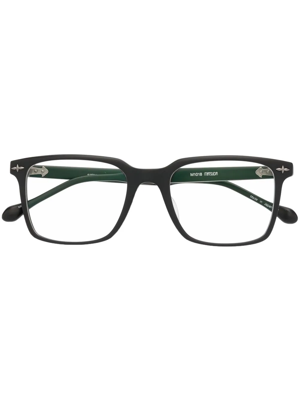 

Matsuda lentes con armazón cuadrada - Negro