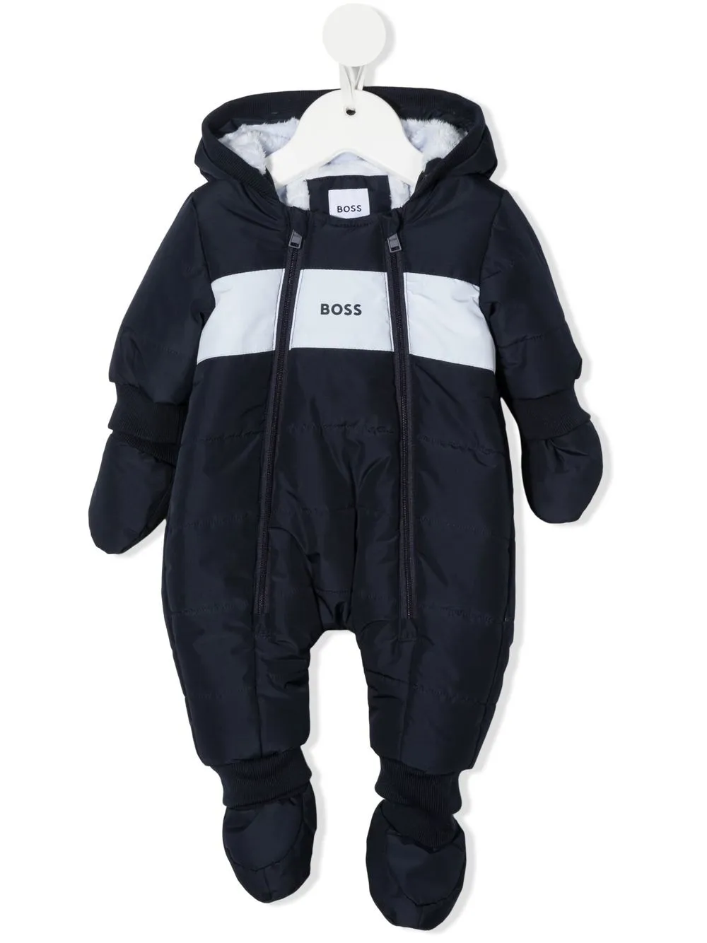 

BOSS Kidswear traje de nieve impermeable con capucha - Azul