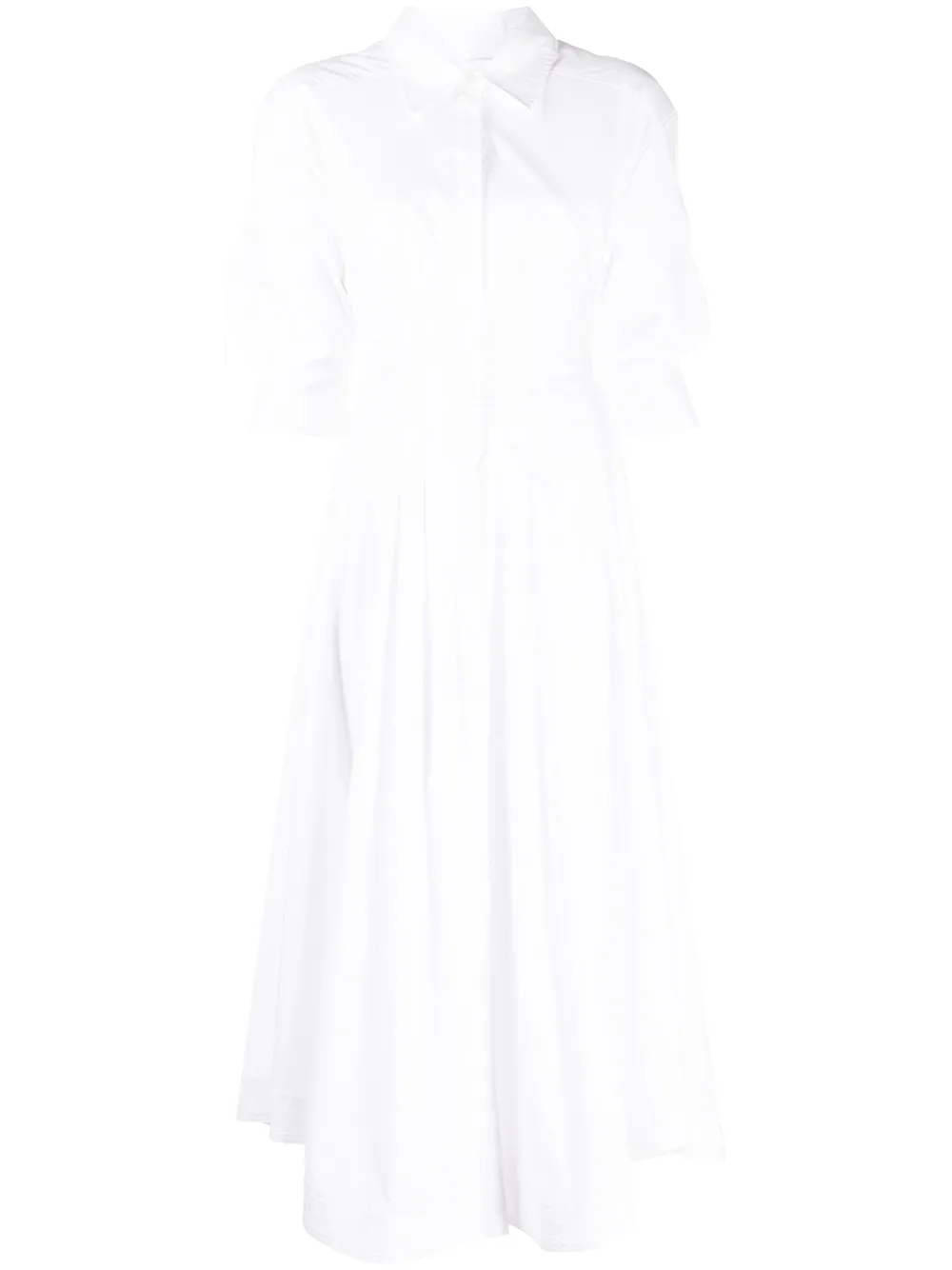 

Jonathan Simkhai vestido camisero midi - Blanco