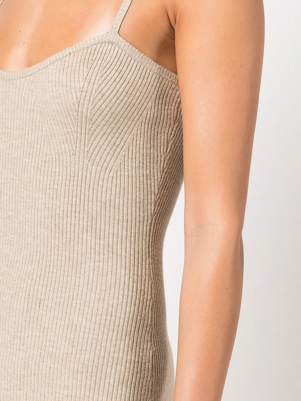 Jonathan Simkhai Standard Emi ribbed-knit Slip Dress - Farfetch