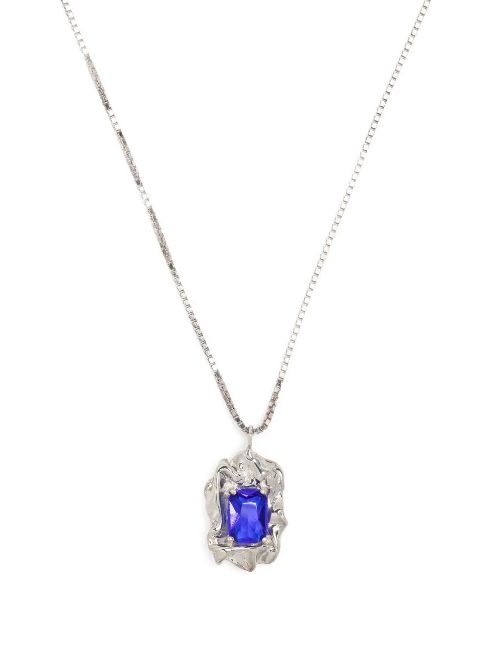 

Sterling King crystal pendant necklace - Silver