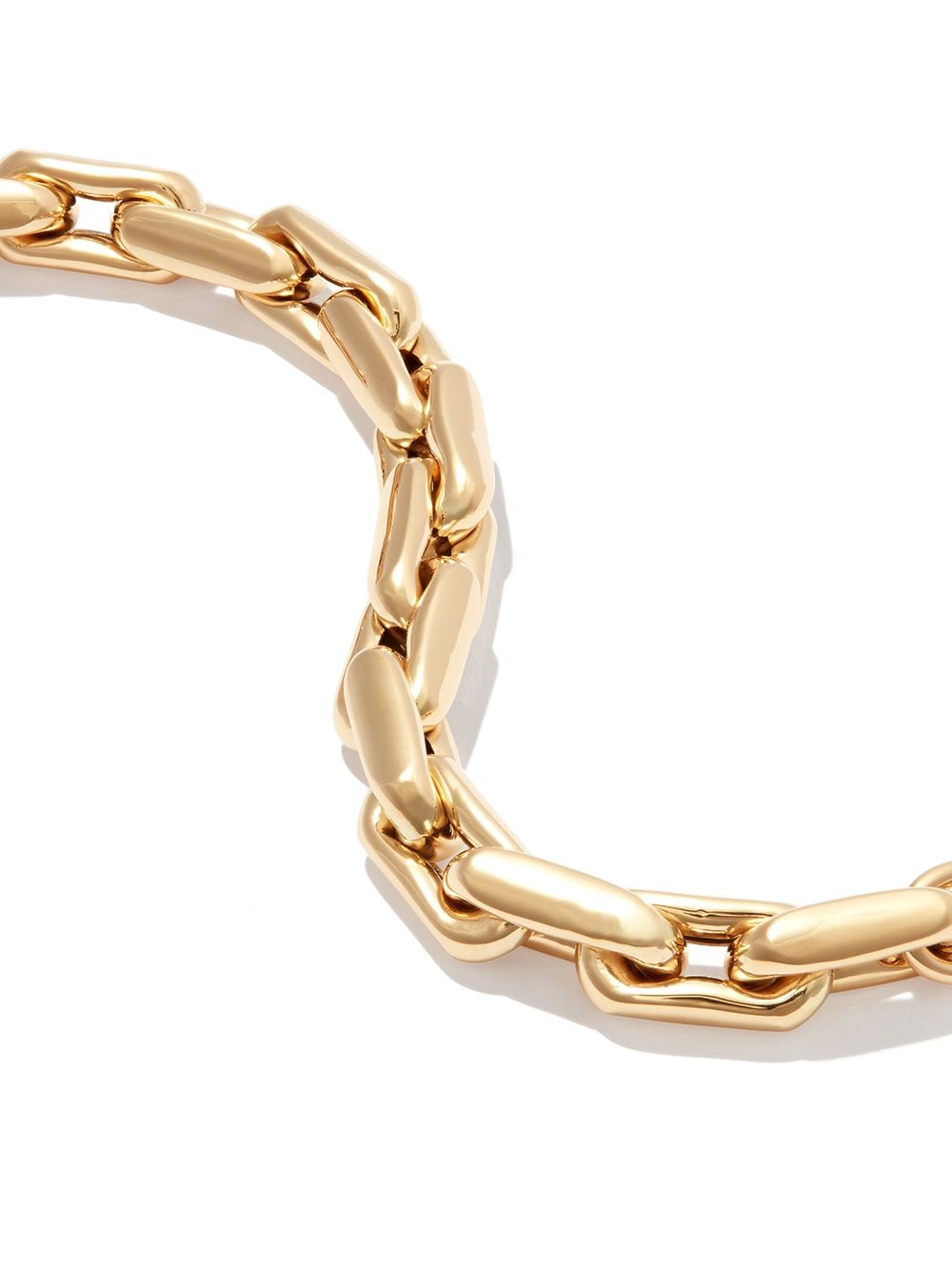 Shop Lauren Rubinski 14kt Yellow Gold Chunky Chain-link Bracelet
