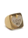 Lauren Rubinski 14kt yellow gold Love Me ring