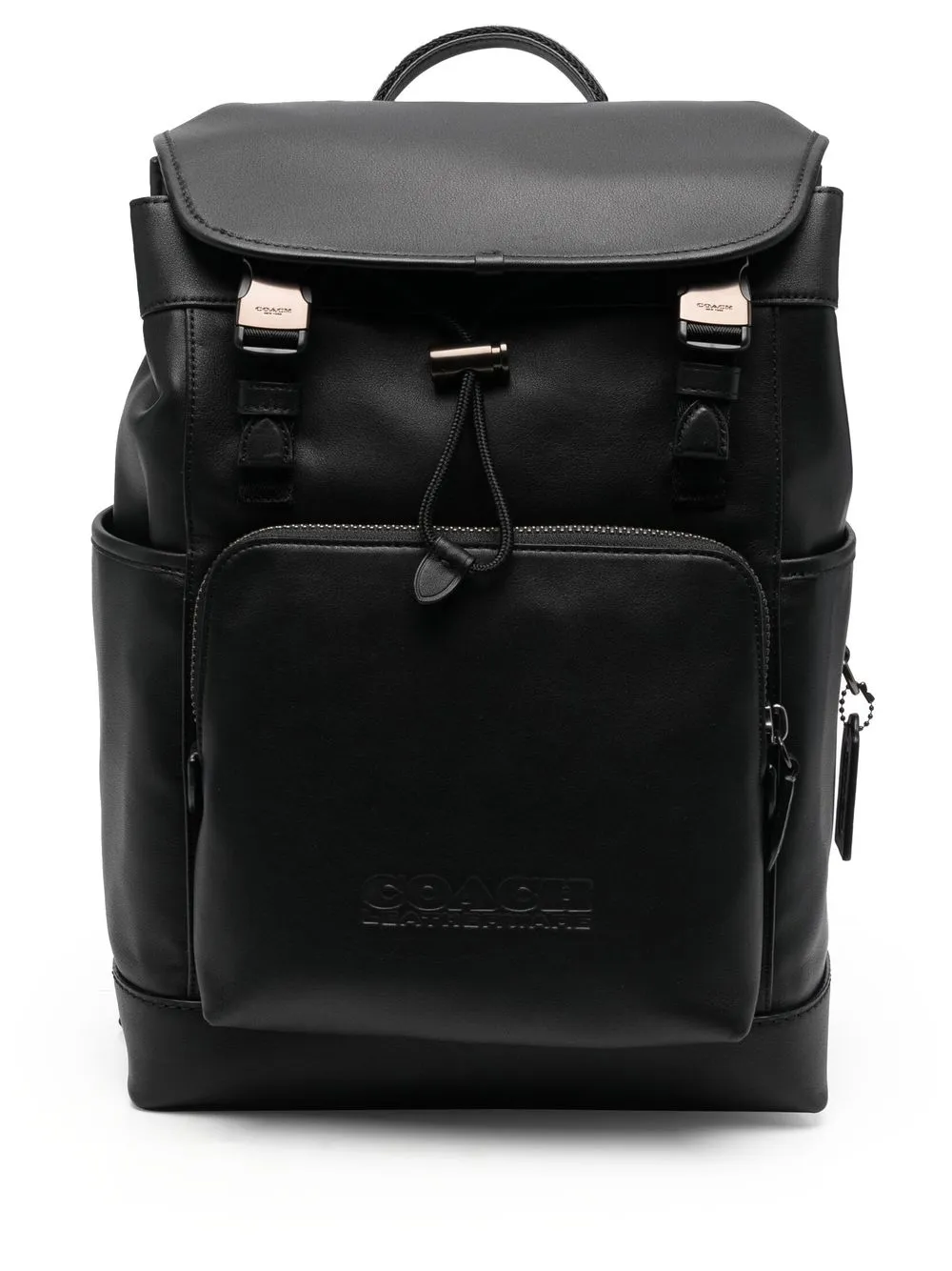 

Coach mochila con logo en relieve - Negro