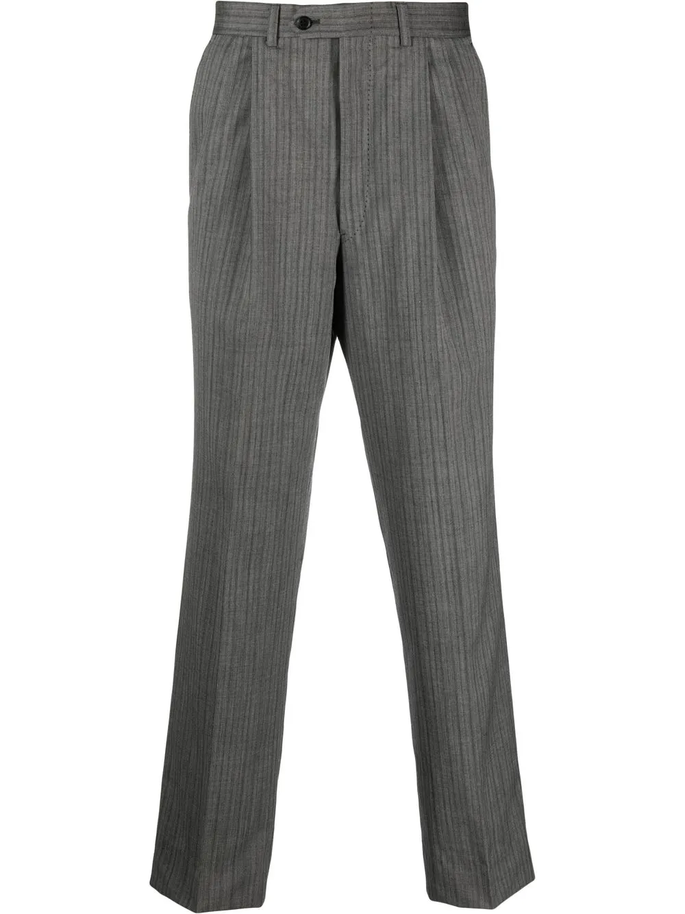 

Valentino Pre-Owned 1980s pinstriped tailored trousers - Grey