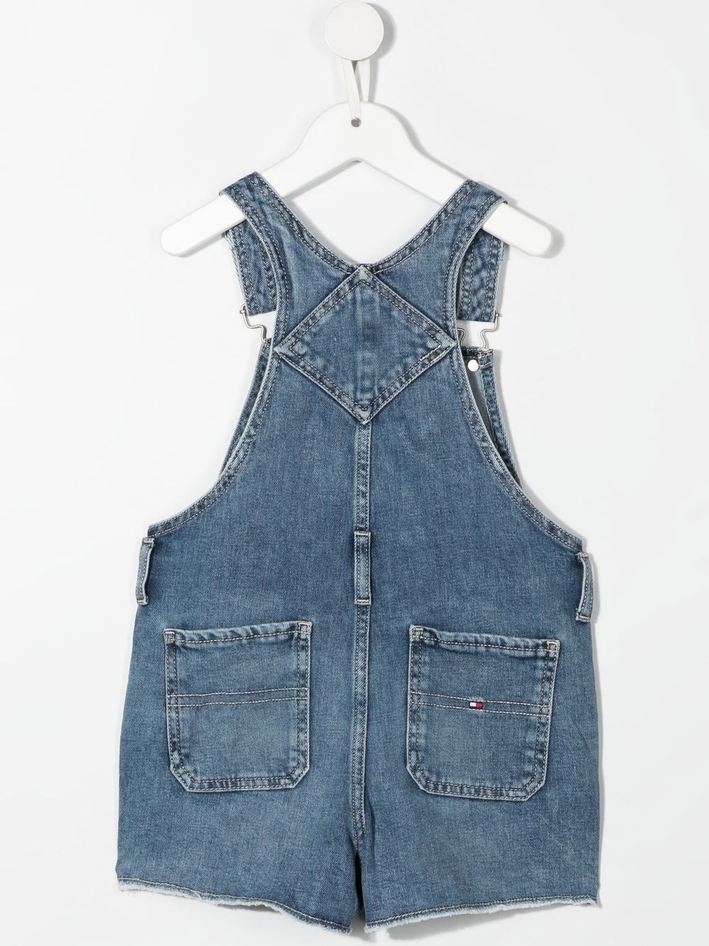 Tommy Hilfiger Junior Denim tuinbroek - Blauw