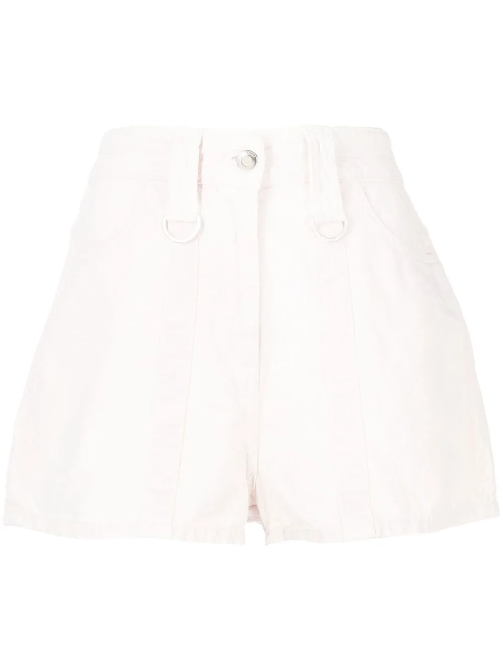 

IRO shorts de mezclilla con tiro alto - Rosado