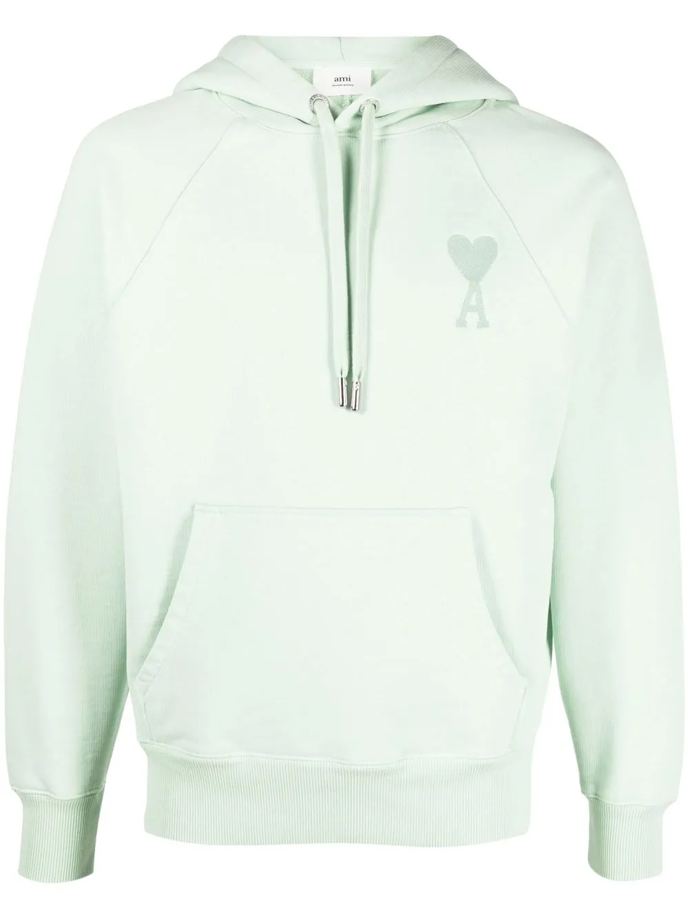 

AMI Paris Ami de Coeur organic-cotton hoodie - Green