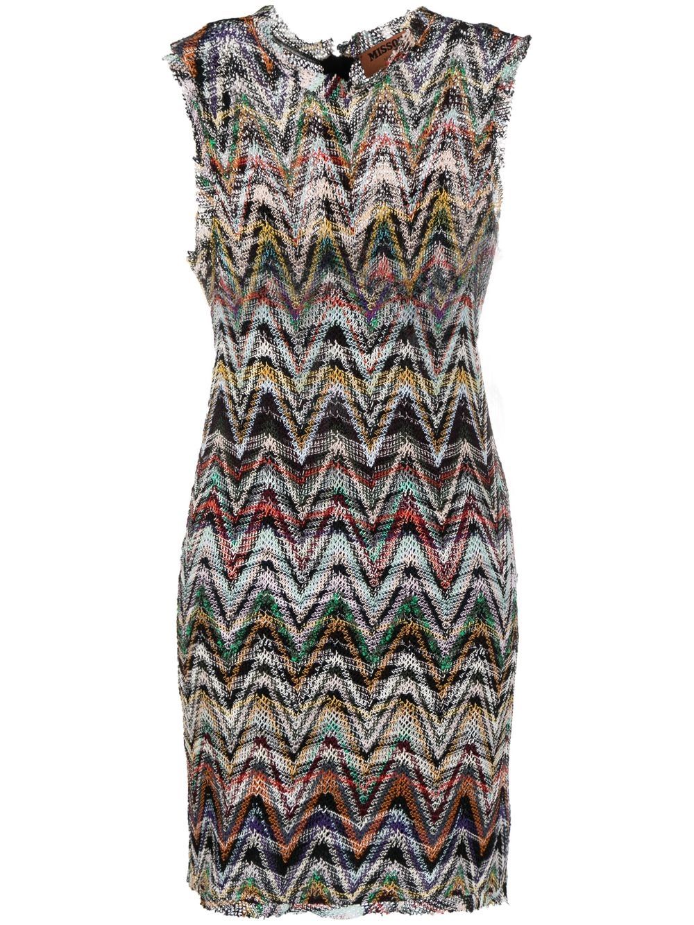 MISSONI ZIGZAG PATTERN MINI DRESS