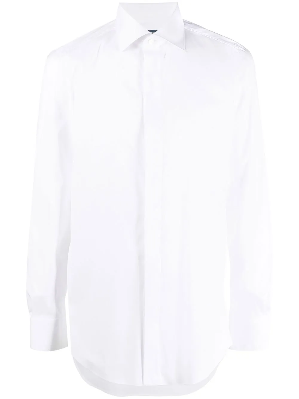 Finamore 1925 Napoli Klassisches Hemd - Weiß