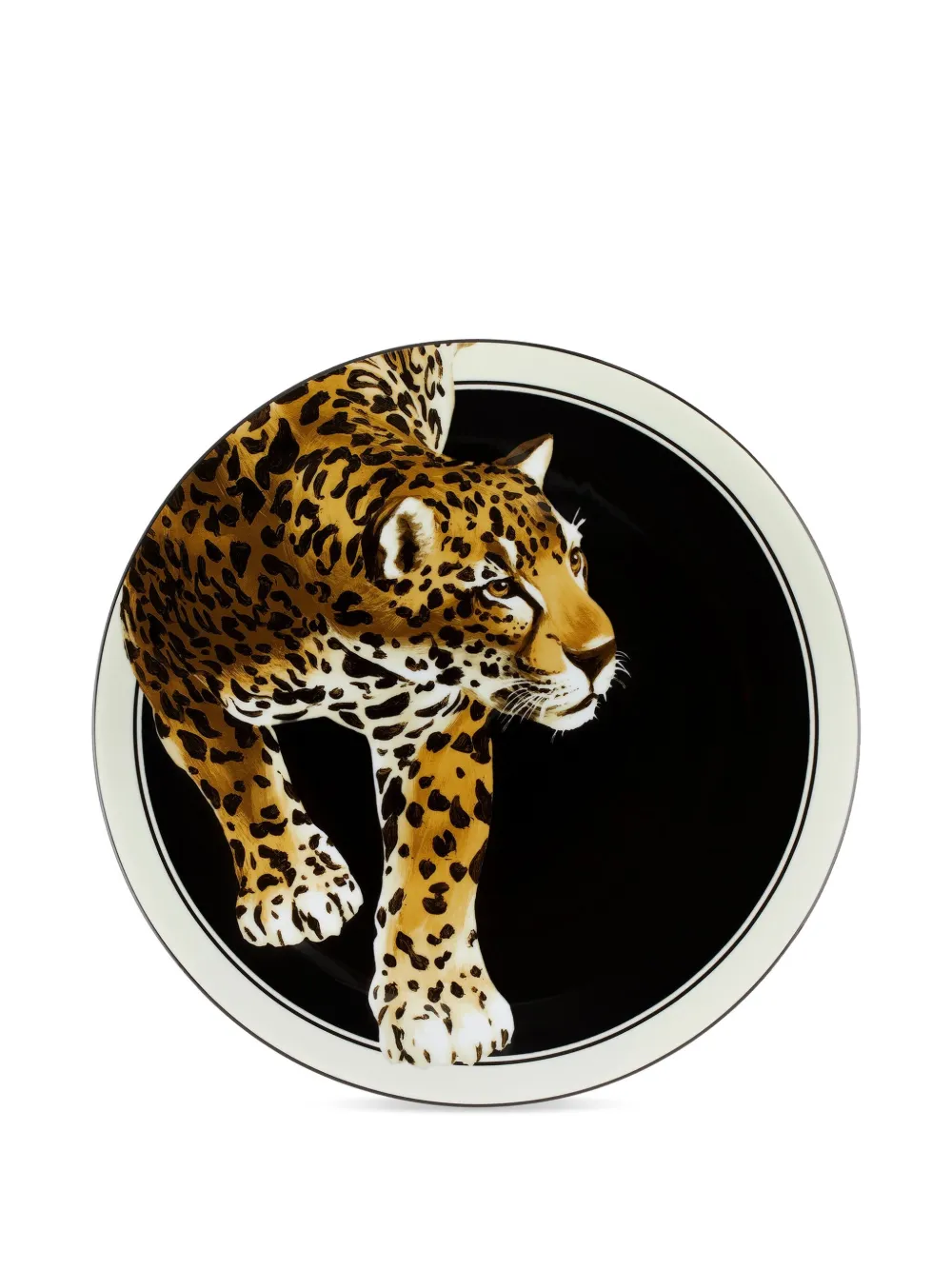 Dolce & Gabbana porcelain charger plate | Black | Image 1