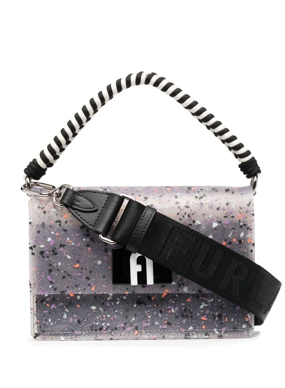 

Furla 1927 paint splatter detail bag - Purple