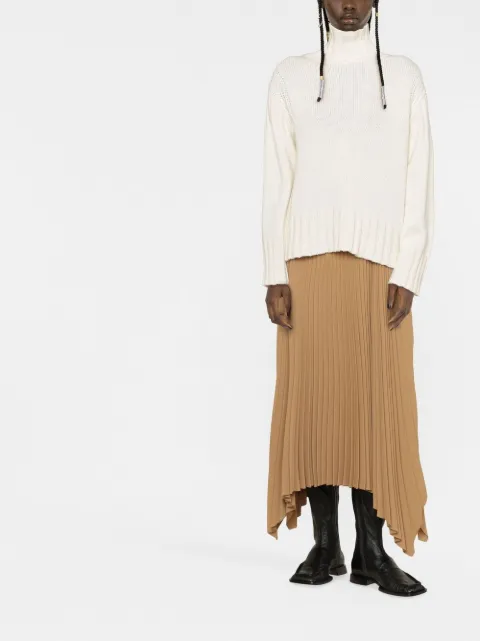 Jil Sander roll-neck cashmere jumper