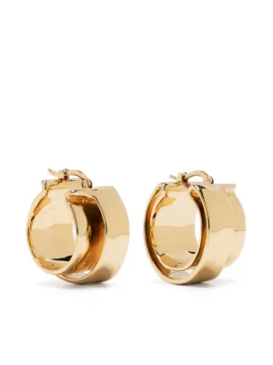 Jil Sander 3 thread earrings - Green