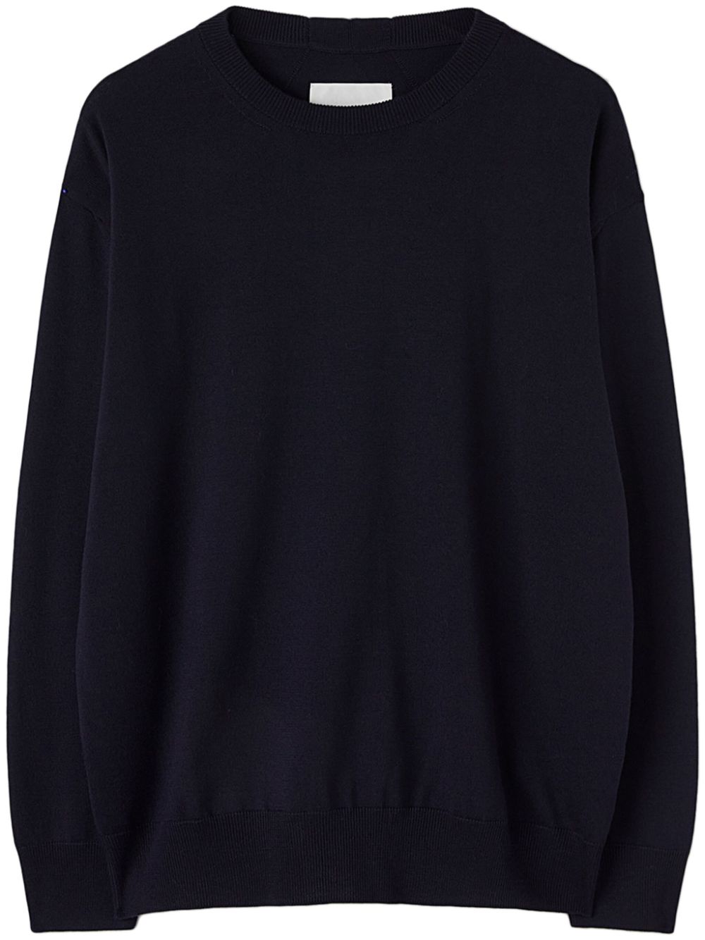 crew-neck wool jumper