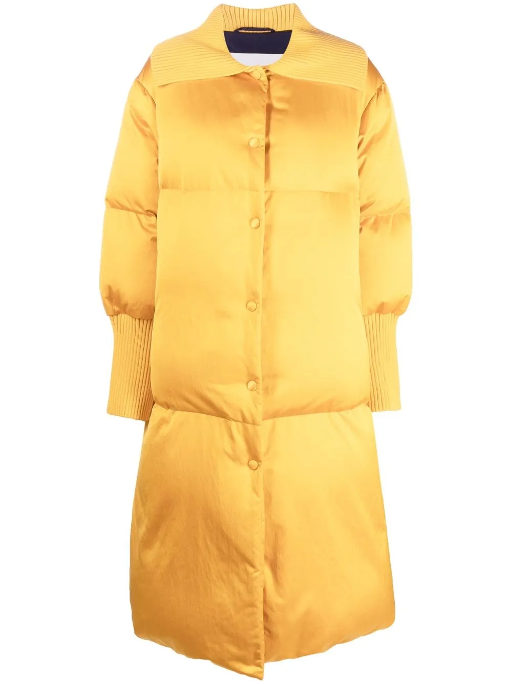 

Jil Sander padded down coat - Orange