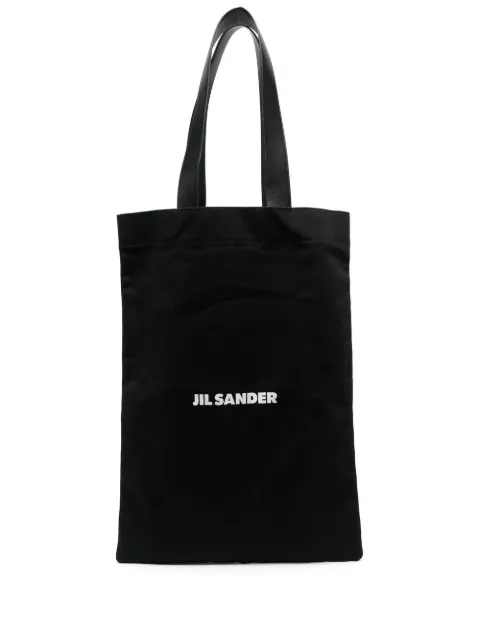 Jil Sander logo-print tote bag