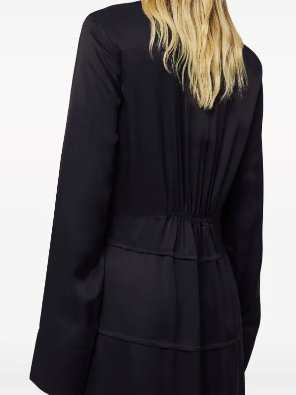 Jil Sander バンドカラー シャツドレス | ブルー | FARFETCH JP