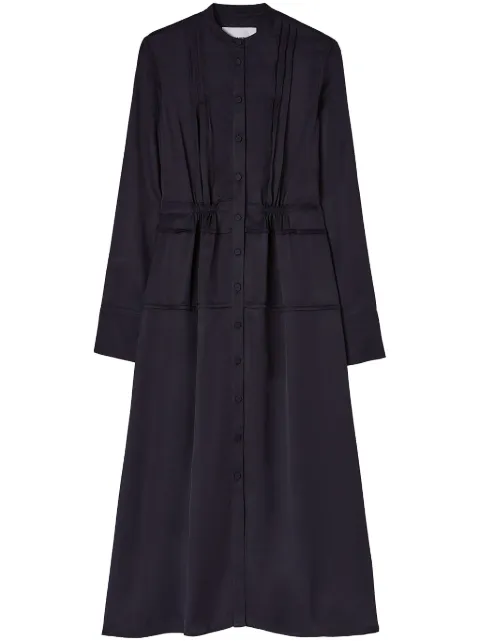Jil Sander band-collar midi shirtdress