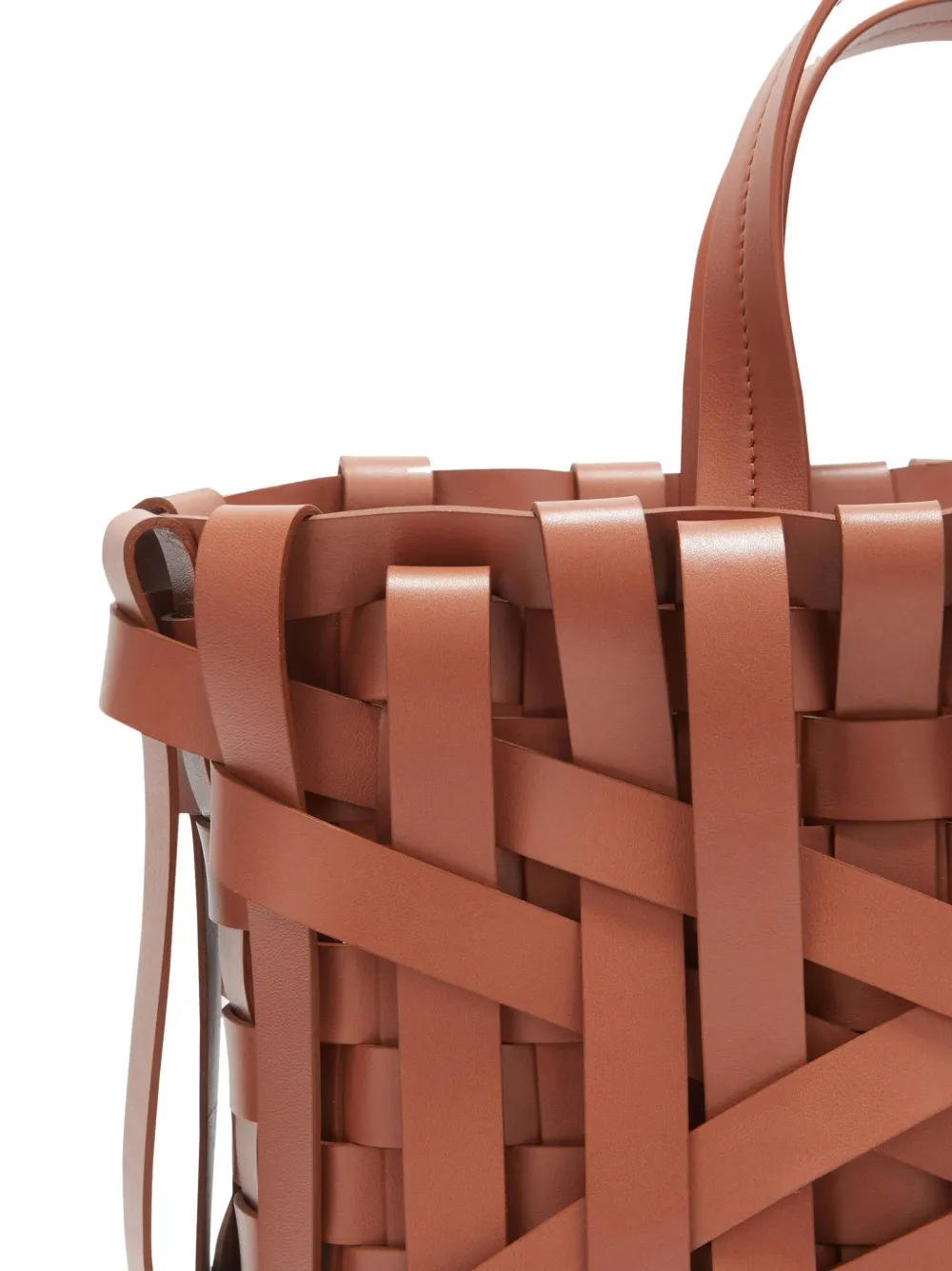 Jil Sander Medium Woven Leather Tote Bag Farfetch