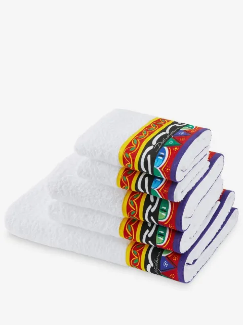 Dolce & Gabbana terry cotton towels (set of five)