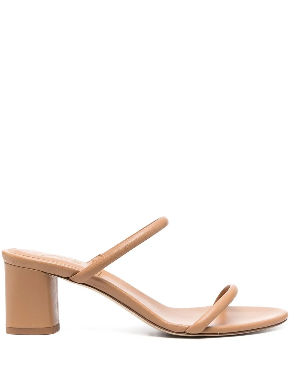 

Aeyde double-strap leather sandals - Neutrals