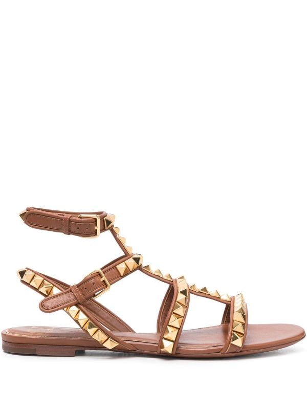 valentino rockstud caged sandals